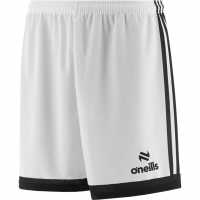 Oneills Детски Шорти Soccer Shorts Junior White/Black Детски къси панталони