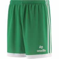 Oneills Детски Шорти Soccer Shorts Junior Green/White Детски къси панталони