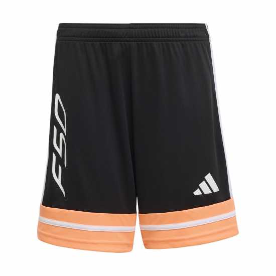 Adidas Дамски Къси Шорти За Тренировка F50 Training Shorts Juniors Черно/Оранжево Adidas Дамски Къси Шорти За Тренировка F50 Training Shorts Juniors Черно/Оранжево
