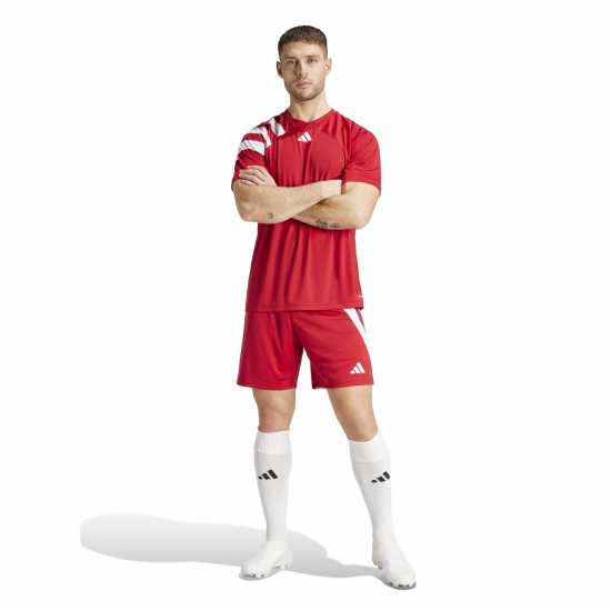 Adidas Мъжки Шорти Fortore 23 Shorts Mens мощно червено 2/бяло Adidas Мъжки Шорти Fortore 23 Shorts Mens мощно червено 2/бяло