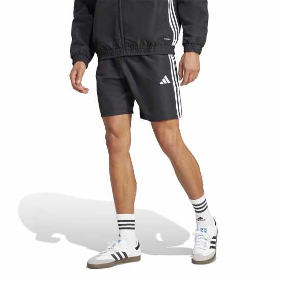 adidas Tiro 25 Essentials Woven Shorts Mens Черно/Бяло Adidas Тъкани Мъжки Шорти Tiro 25 Essentials Woven Shorts Mens Черно/Бяло