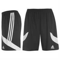 Adidas Дамски Къси Шорти За Тренировка Mens Sereno Training Shorts Black/White Мъжки къси панталони