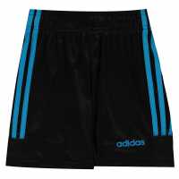 Adidas Дамски Къси Шорти За Тренировка Sereno Training Shorts Juniors Черно/Розово Детски къси панталони
