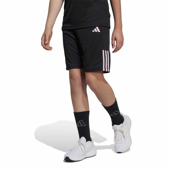 Adidas Дамски Къси Шорти За Тренировка Sereno Training Shorts Juniors Черно/Розово Детски къси панталони