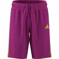Adidas Дамски Къси Шорти За Тренировка Sereno Training Shorts Juniors Purple/yellow Детски къси панталони