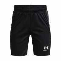 Момчешки Къси Гащи Under Armour Challenger Knit Shorts Junior Boys Black/White Детски къси панталони