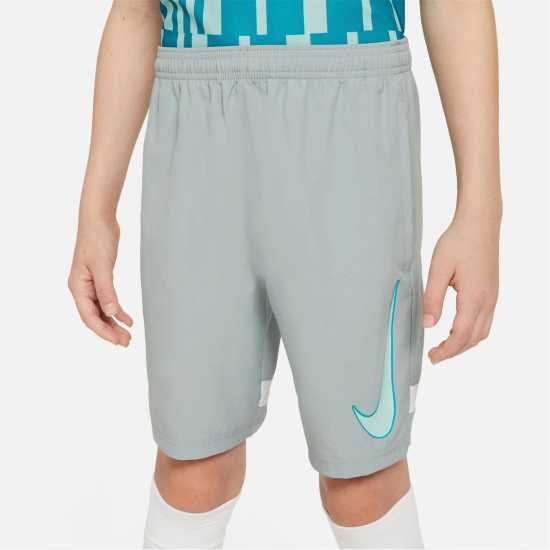 Nike Dri-FIT Academy Big Kids' Graphic Soccer Shorts Light Pumice Детски къси панталони