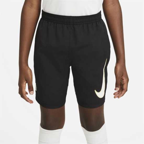 Nike Dri-FIT Academy Big Kids' Graphic Soccer Shorts Черно/Бяло 