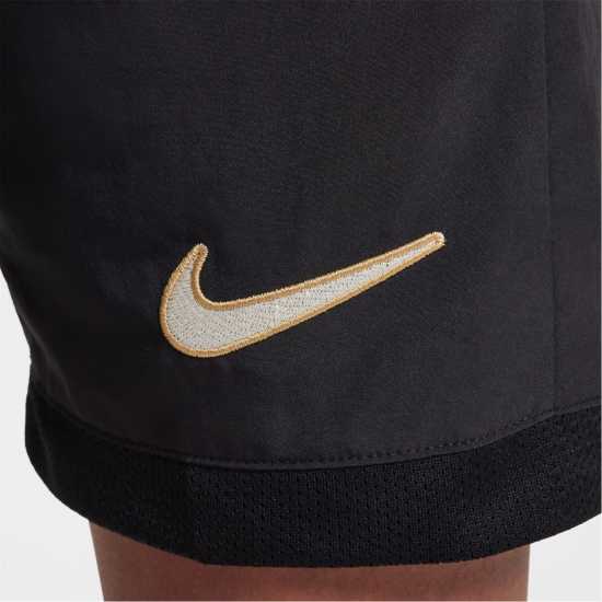 Nike Dri-FIT Academy Big Kids' Graphic Soccer Shorts Черно/Бяло 