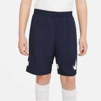 Nike Dri-FIT Academy Big Kids' Graphic Soccer Shorts Navy Детски къси панталони