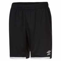 Umbro Детски Шорти Premier Football Shorts Juniors Black/White Детски къси панталони