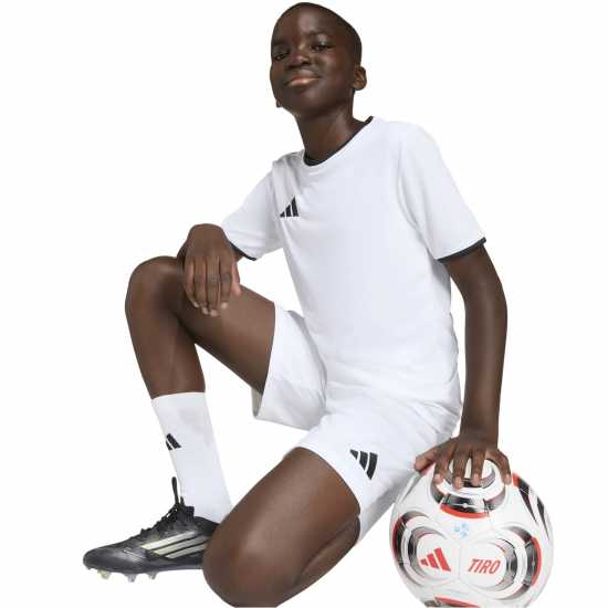 Adidas Детски Шорти Ent22 Shorts Juniors Бяло Детски къси панталони