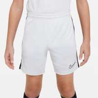 Nike Момчешки Къси Гащи Academy Shorts Junior Boys White/Black Детски къси панталони