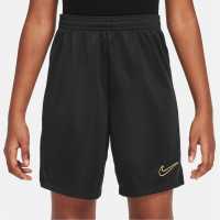 Nike Момчешки Къси Гащи Academy Shorts Junior Boys Black/Gold Детски къси панталони