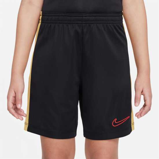Nike Момчешки Къси Гащи Academy Shorts Junior Boys Black/Gold/Red Детски къси панталони