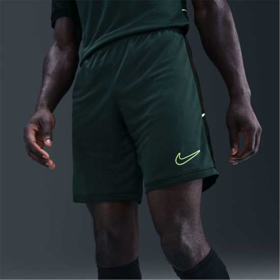 Nike Мъжки Шорти Academy Shorts Mens Черно/Лайм 