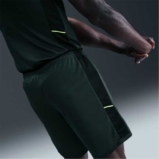 Nike Мъжки Шорти Academy Shorts Mens Черно/Лайм 