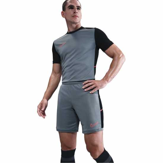 Мъжки къси панталони Nike Мъжки Шорти Academy Shorts Mens Grey/Black Nike Мъжки Шорти Academy Shorts Mens Grey/Black Мъжки къси панталони
