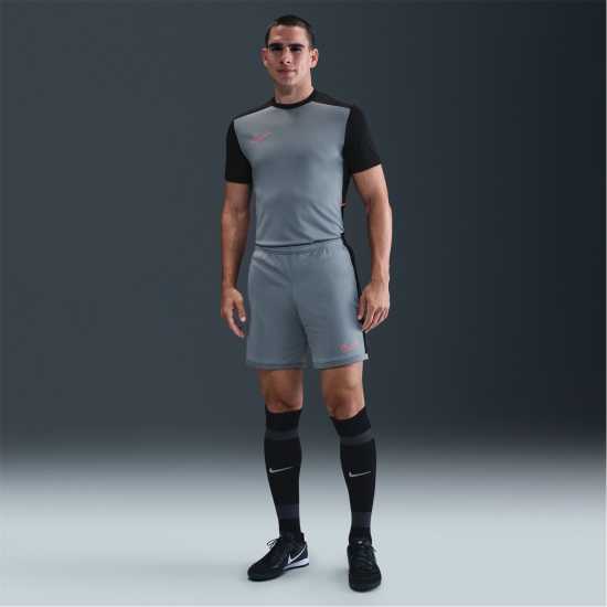 Мъжки къси панталони Nike Мъжки Шорти Academy Shorts Mens Grey/Black Nike Мъжки Шорти Academy Shorts Mens Grey/Black Мъжки къси панталони