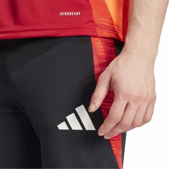 Adidas Tiro24 C 1/2Pnt Football Short Mens Black/Solar Red Adidas Tiro24 C 1/2Pnt Football Short Mens Black/Solar Red