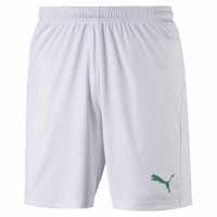 Puma Liga Core Shorts White/Green Мъжки къси панталони