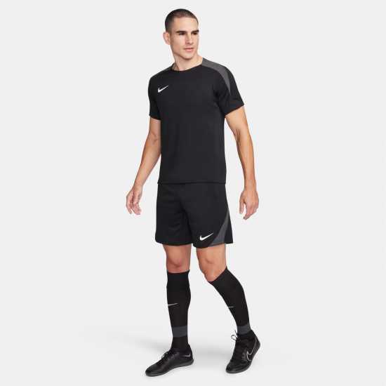 Strike Men's Dri-fit Global Football Shorts Black/White Мъжки къси панталони