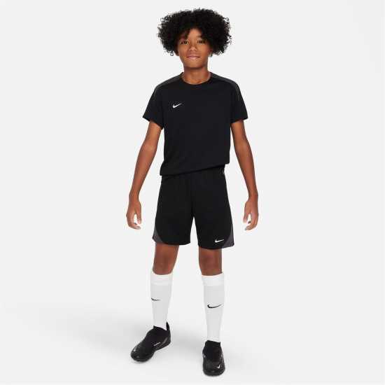 Nike Футболна Топка Strike Football Shorts Juniors Черно/Бяло Детски къси панталони