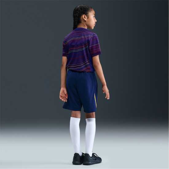 Детски къси панталони Nike Футболна Топка Strike Football Shorts Juniors Blue/Orange Nike Футболна Топка Strike Football Shorts Juniors Blue/Orange Детски къси панталони