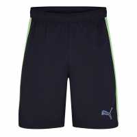 Puma Дамски Къси Шорти За Тренировка Finesse Performance Training Shorts Mens Тъмносин/Ябълка Мъжки къси панталони