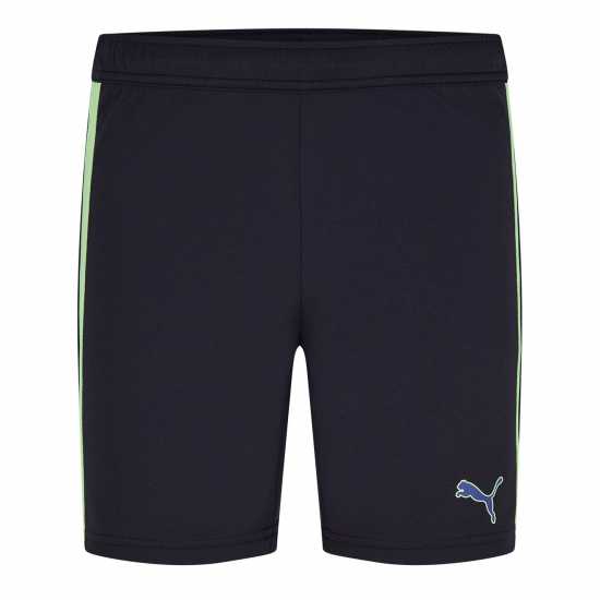 Puma Дамски Къси Шорти За Тренировка Finesse Performance Training Shorts Junior Тъмносин/Ябълка Детски къси панталони