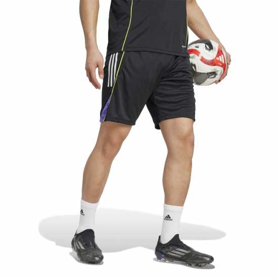 Мъжки къси панталони Adidas Дамски Къси Шорти За Тренировка Tiro 25 Competition Training Shorts Black/Purple Adidas Дамски Къси Шорти За Тренировка Tiro 25 Competition Training Shorts Black/Purple Мъжки къси панталони