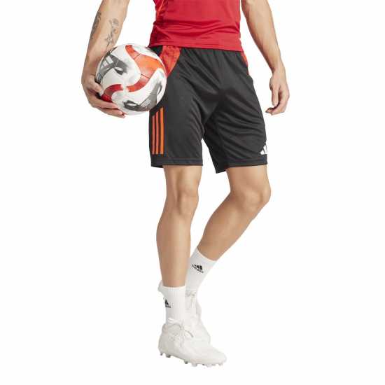 Adidas Дамски Къси Шорти За Тренировка Tiro 25 Competition Training Shorts Black/Solar Red 