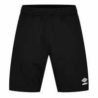 Umbro Pro Flc Short Sn99 Black / White Мъжки къси панталони