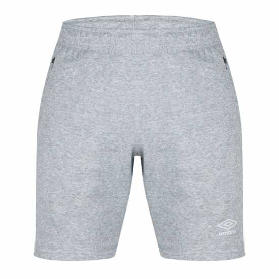 Umbro Мъжки Шорти Club Leisure Logo Shorts Mens Gry Marl/White Мъжки къси панталони