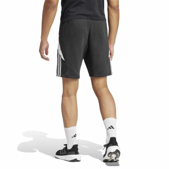 Adidas Мъжки Шорти Tiro 24 Sweat Shorts Mens Черно/Бяло Мъжки къси панталони