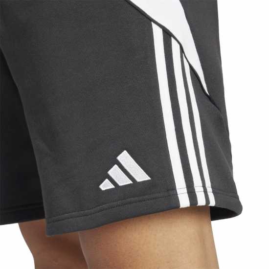 Adidas Мъжки Шорти Tiro 24 Sweat Shorts Mens Черно/Бяло Мъжки къси панталони