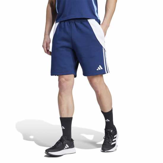 Adidas Мъжки Шорти Tiro 24 Sweat Shorts Mens Отбор Нви/Бял Мъжки къси панталони