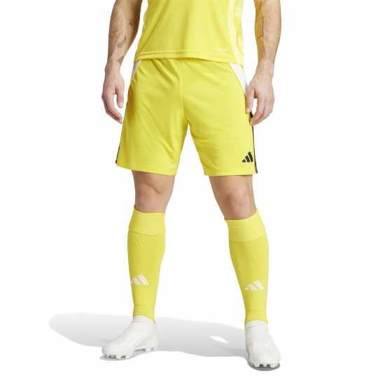 Adidas Мъжки Шорти Tiro 24 Shorts Mens жълто/черно Мъжки къси панталони