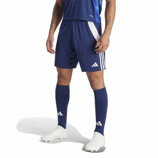 Мъжки къси панталони Adidas Мъжки Шорти Tiro 24 Shorts Mens Отбор Нви/Бял Adidas Мъжки Шорти Tiro 24 Shorts Mens Отбор Нви/Бял Мъжки къси панталони