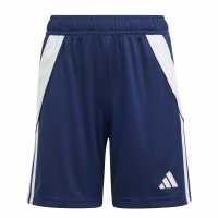 Adidas Детски Шорти Tiro 24 Football Shorts Juniors Отбор Нви/Бял Детски къси панталони
