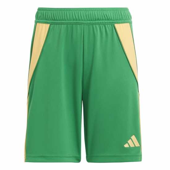 Adidas Детски Шорти Tiro 24 Football Shorts Juniors Зелено/Светло зелено Детски къси панталони