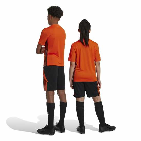 Adidas Детски Шорти Tiro 24 Football Shorts Juniors черно/Тм Оранжево Детски къси панталони