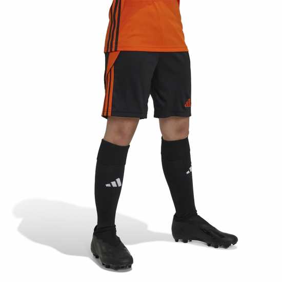 Adidas Детски Шорти Tiro 24 Football Shorts Juniors черно/Тм Оранжево Детски къси панталони