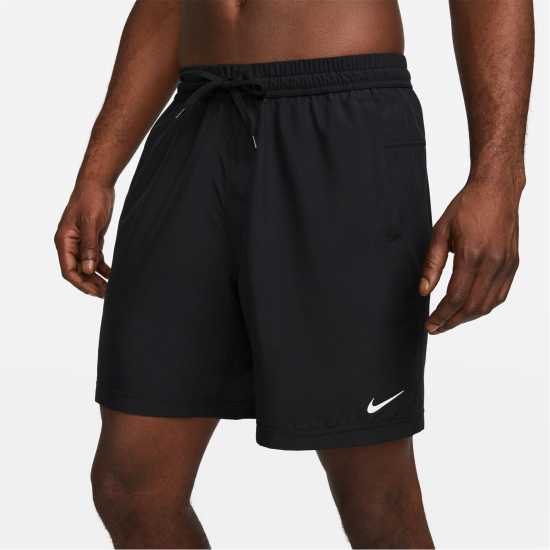 Nike Dri-FIT Form Men's 7 Unlined Versatile Shorts Черно/Бяло Мъжки къси панталони