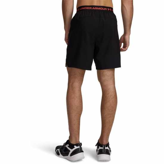 Under Armour UA Vanish Woven Mens 6in Shorts Blk/Red 