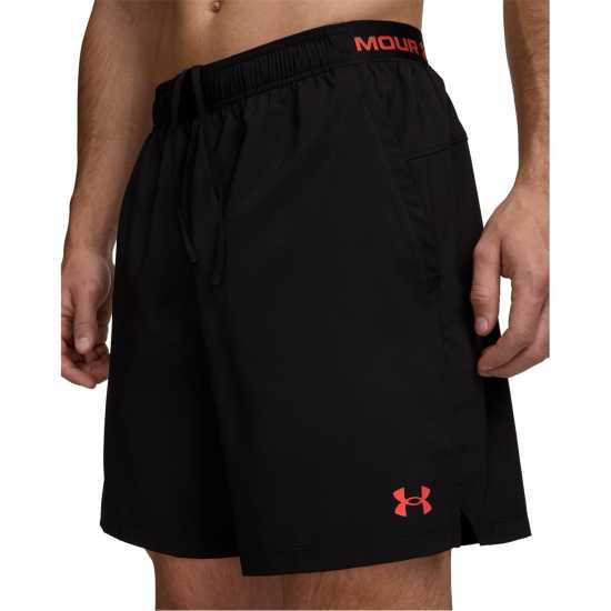 Under Armour UA Vanish Woven Mens 6in Shorts Blk/Red 