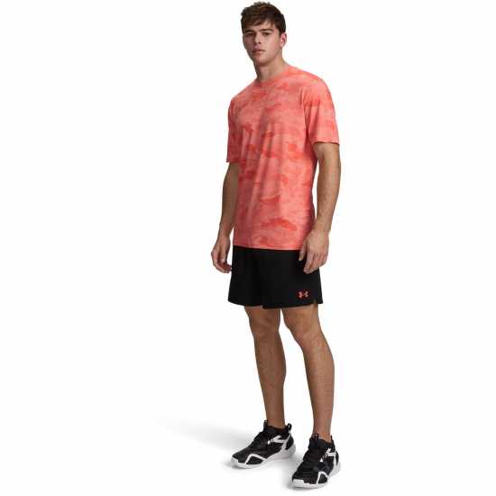 Under Armour UA Vanish Woven Mens 6in Shorts Blk/Red 