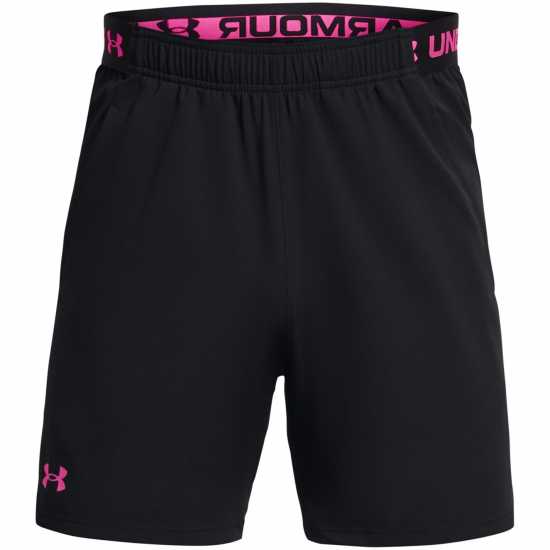 Under Armour Тъкани Мъжки Шорти Woven Shorts Mens Черно/Астророзово Мъжки къси панталони