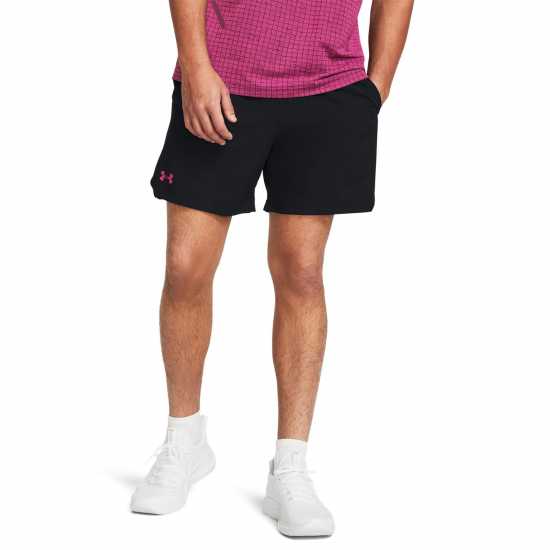 Under Armour Тъкани Мъжки Шорти Woven Shorts Mens Черно/Астророзово Мъжки къси панталони