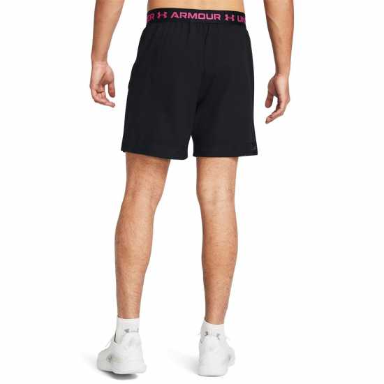Under Armour Тъкани Мъжки Шорти Woven Shorts Mens Черно/Астророзово Мъжки къси панталони